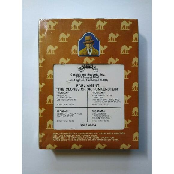 Parliament The Clones Of Dr Funkenstein 8 Track Audio Tape Original 1976 Album - Picture 2 of 7